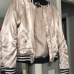 Shiny bomber jacket